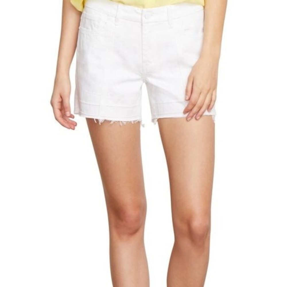 HABITUAL women jean shorts HNJ001668-H166 chalk white pockets sz 25 $138